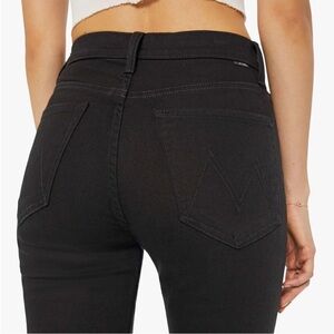 MOTHER The Tomcat Ankle Black Straight Leg Jean 'Lasting Impression' Size 26